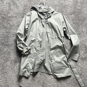 Like new grey Columbia rain jacket